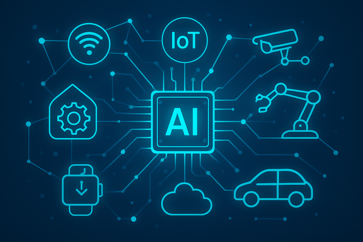 Internet rzeczy IoT i sztuczna inteligencja - przyszłość technologii dla biznesu